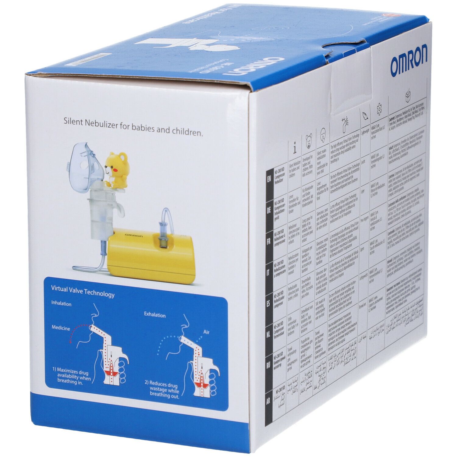 Omron Compair Ne-c801kd Nebuliseur Compresseur - Acheter en ligne