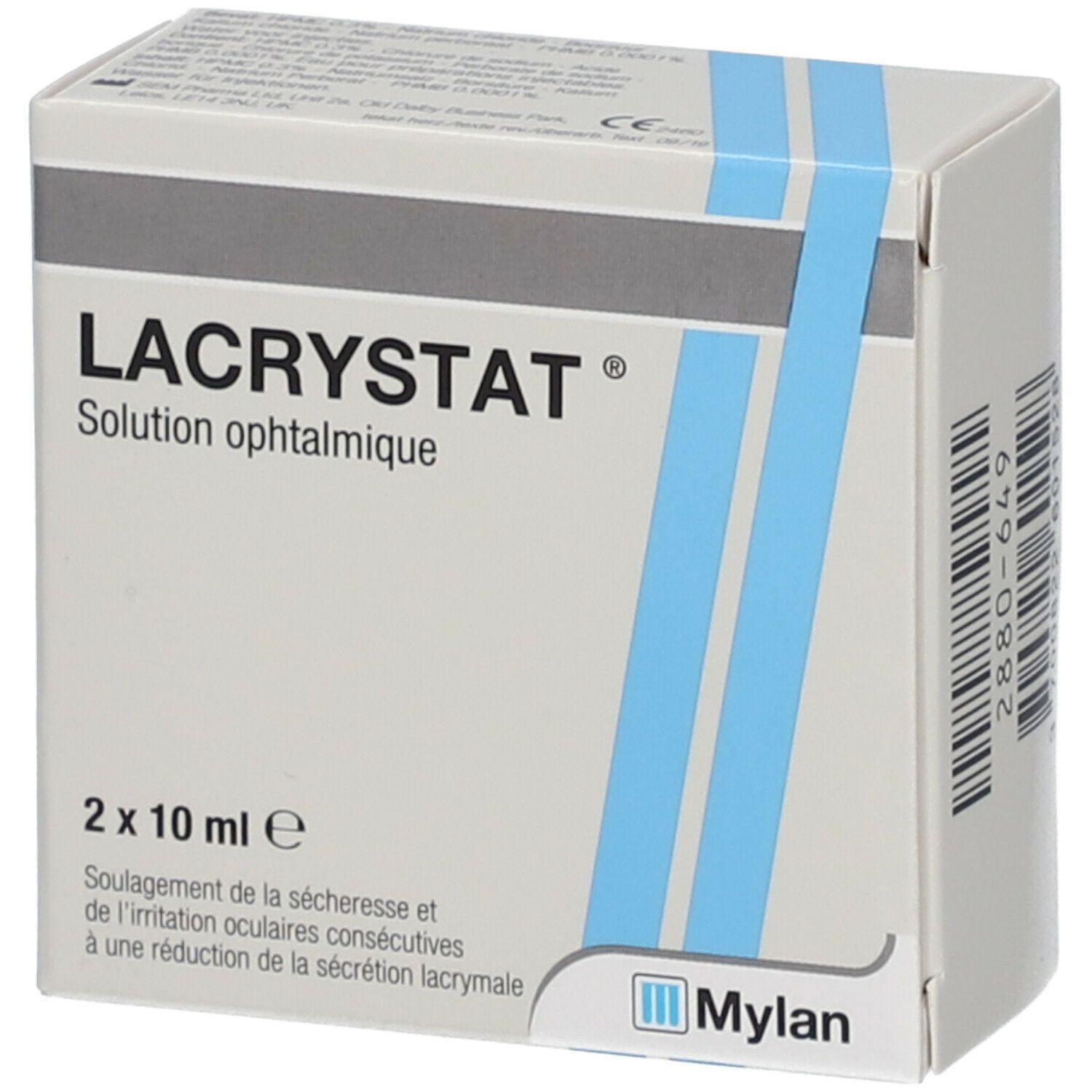 Lacrystat Solution Ophtalmique Flacons