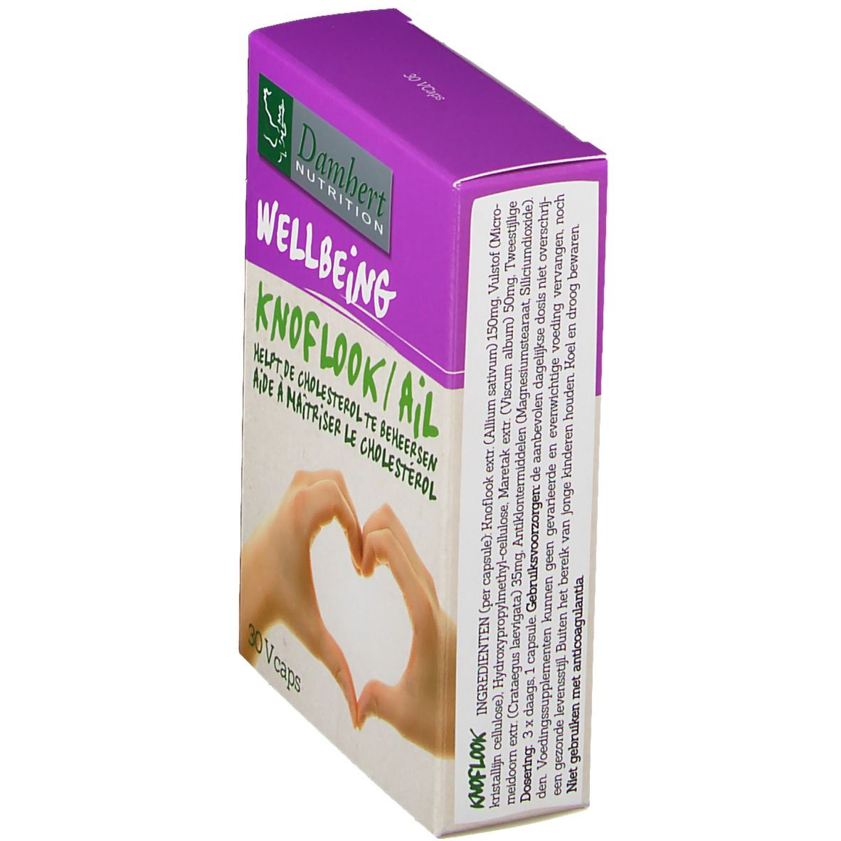 Damhert Wellbeing Ail-cholestérol Vcaps