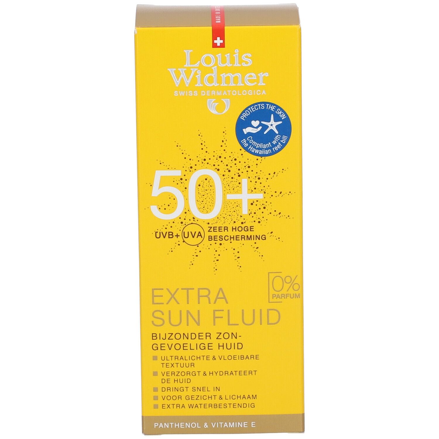 Louis Widmer Extra Sun Fluid SPF50+ sans parfum