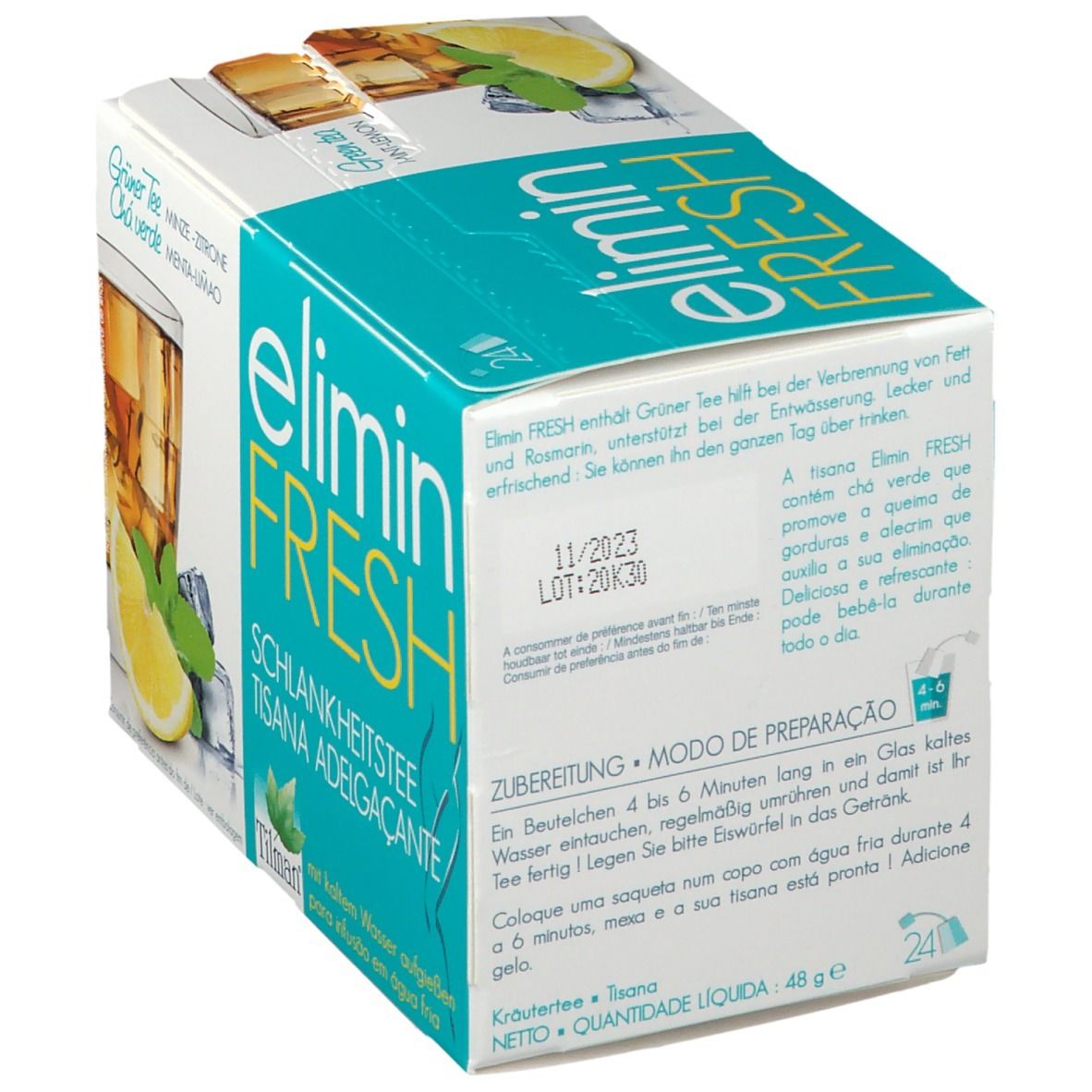Tilman® elimin Fresh Tisane Minceur Menthe/Citron