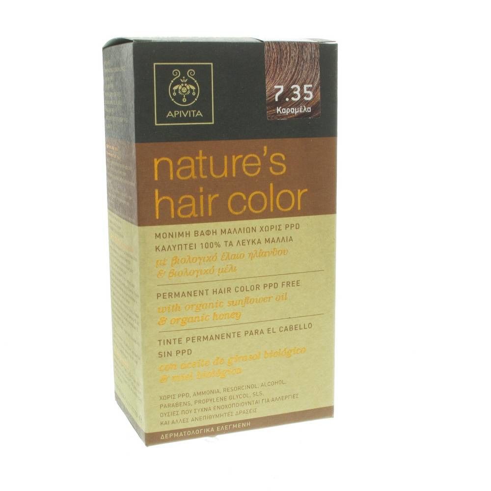 Apivita Coloration Capillaire N7.35 Caramel