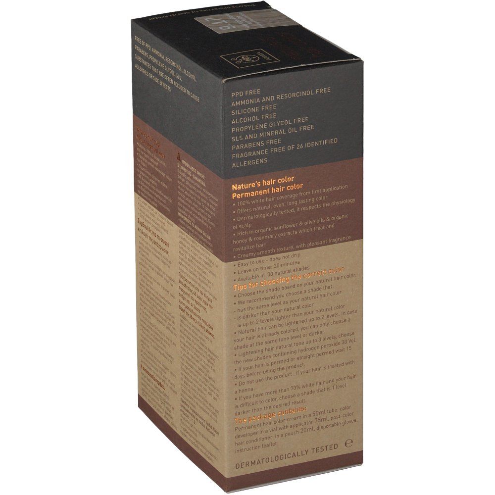 Apivita Coloration Capillaire N9.17 Blond Très Clair Cendre Beige