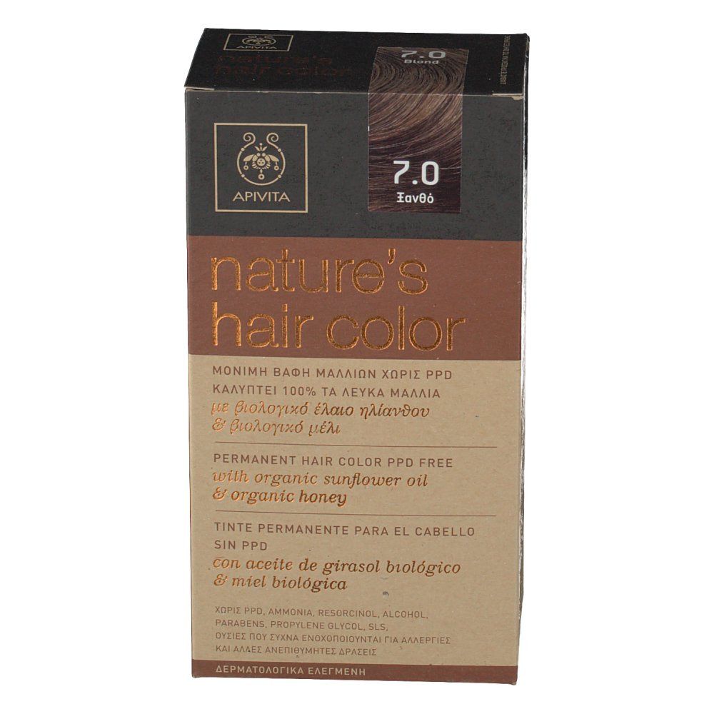 Apivita Coloration Capillaire N7.0 Blond