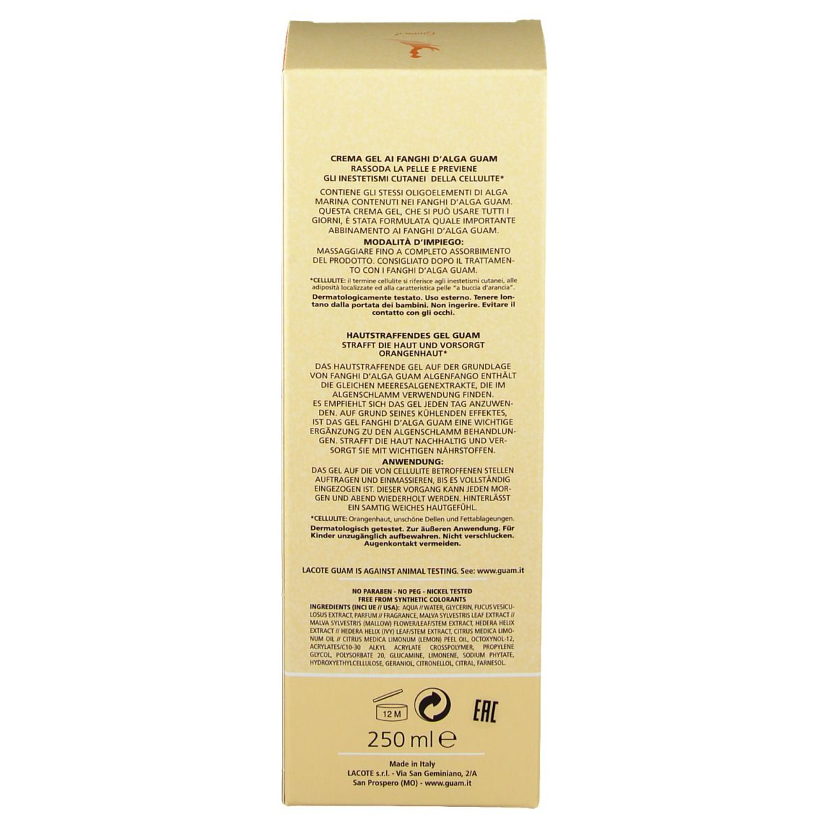 Lacote Guam Gel raffermissant anti-cellulite