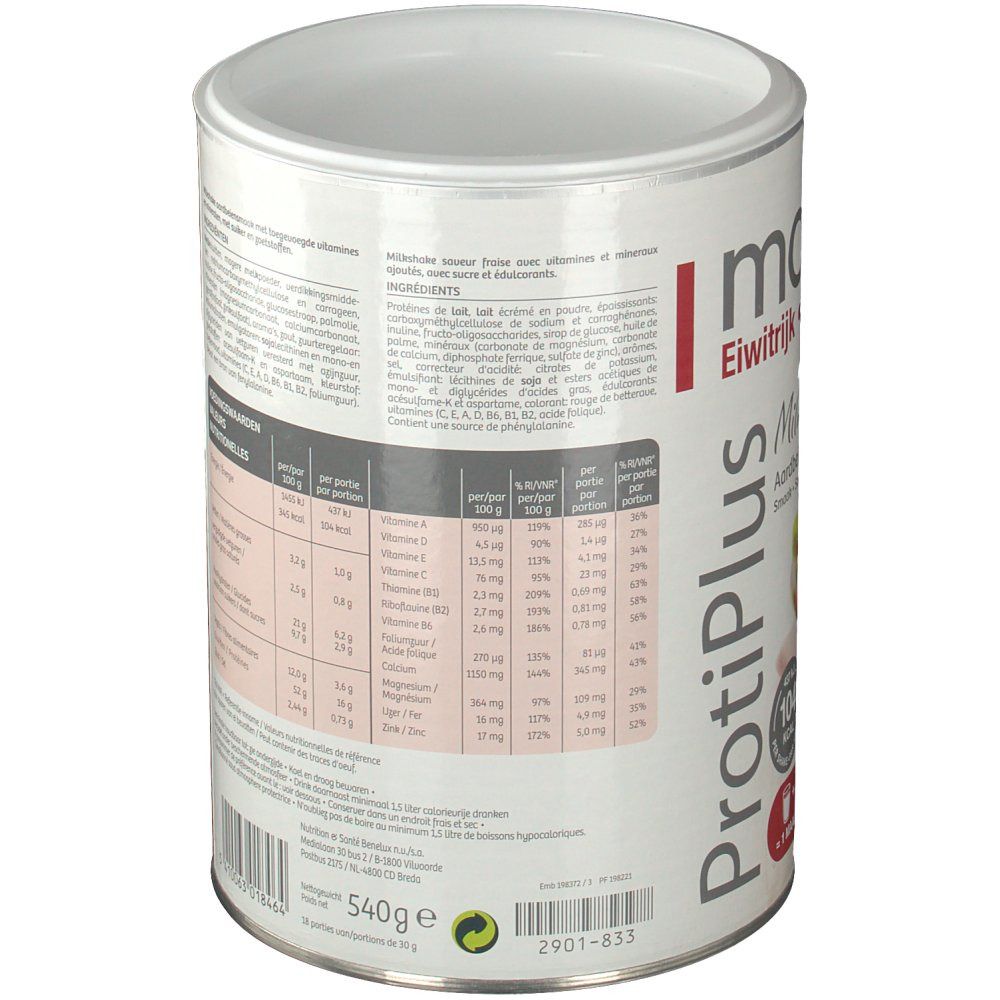 Modifast Protiplus Milkshake Fraise