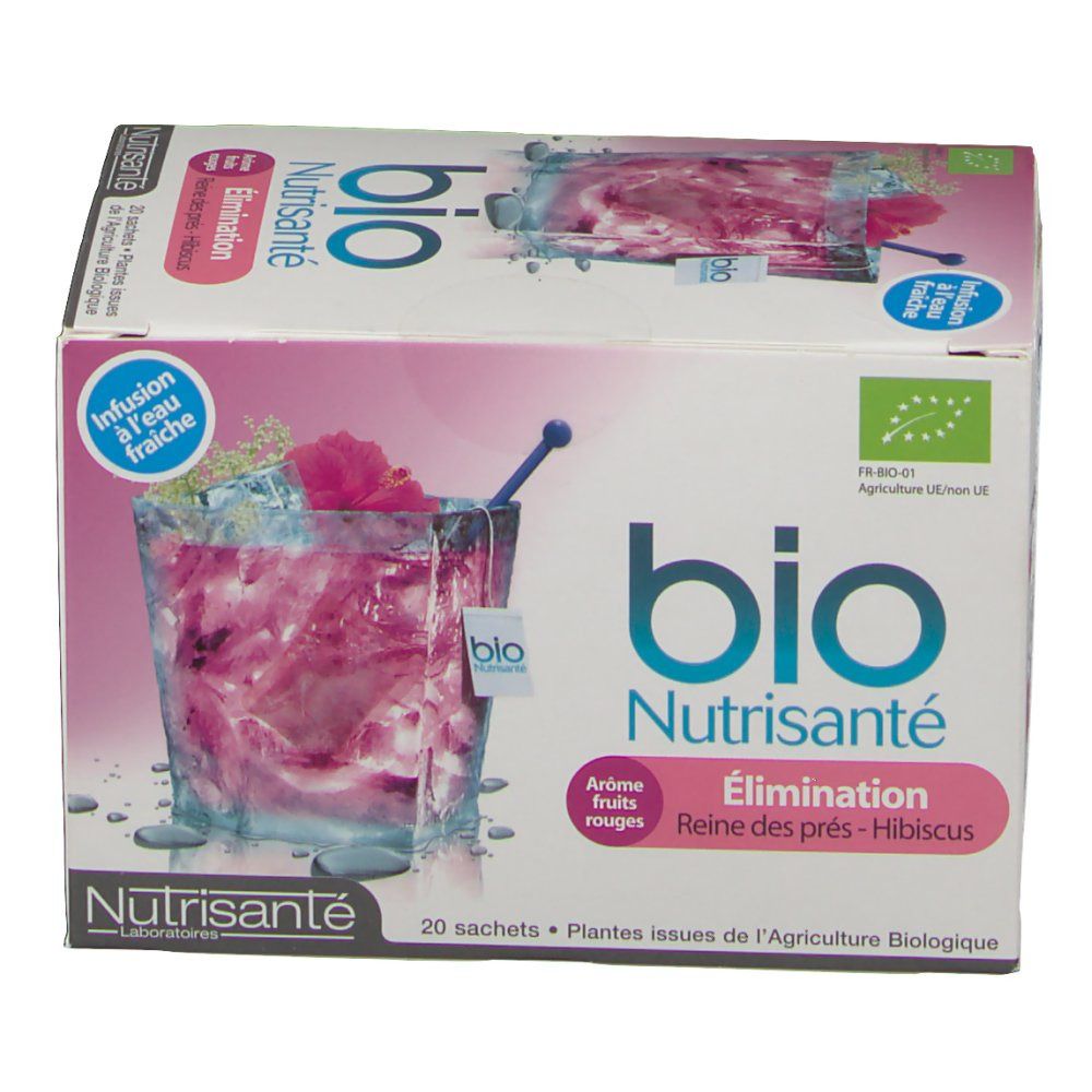 Nutrisanté Bio Infusion Elimination Arôme fruits rouges