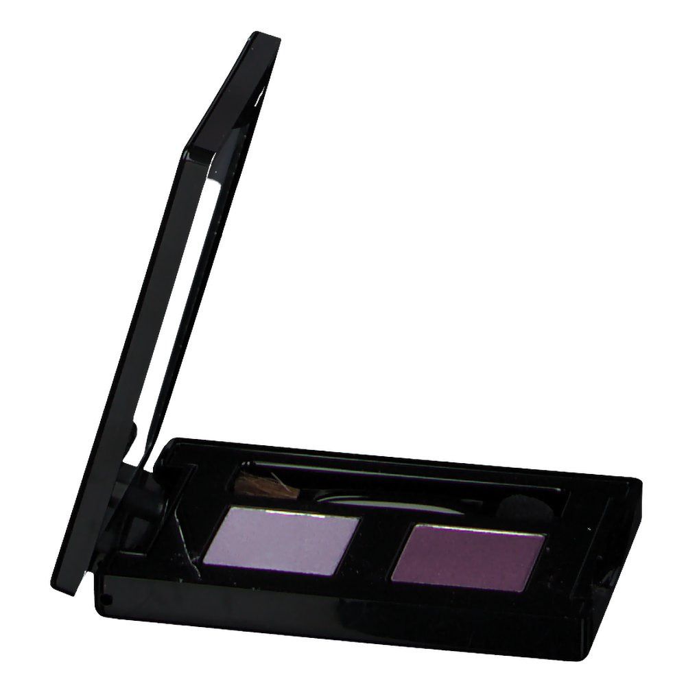 Les Couleurs de Noir Ombres à paupières Duo Lila-Prune 03