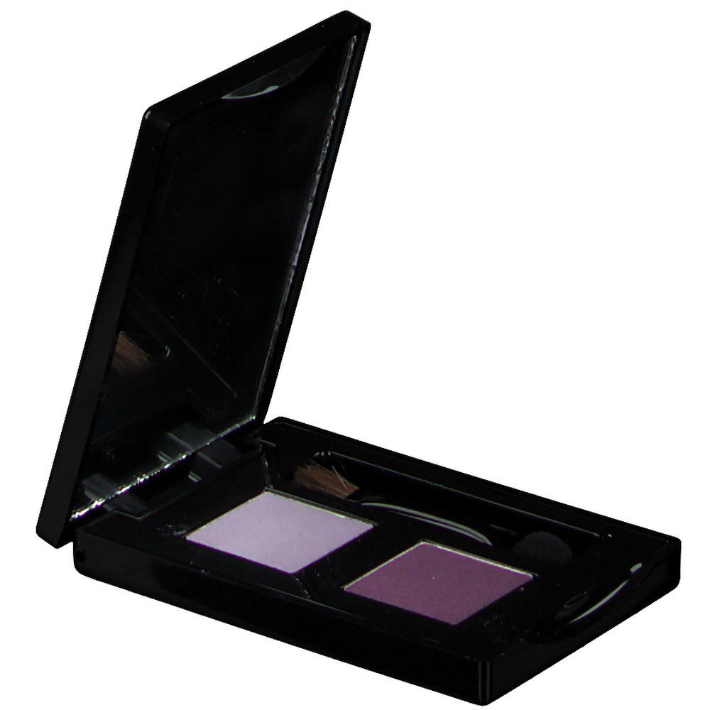 Les Couleurs de Noir Ombres à paupières Duo Lila-Prune 03
