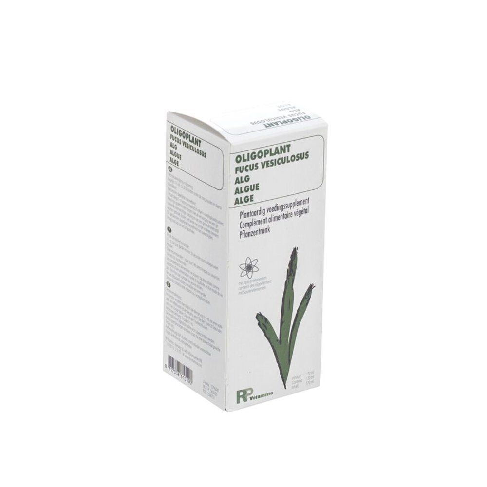 Boîte pour Oligoplant Fucus vesiculosus complément alimentaire algues, 125ml.