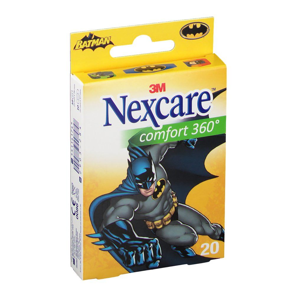 3M™ Nexcare™ Comfort 360° Pansements Batman Couleur Chair