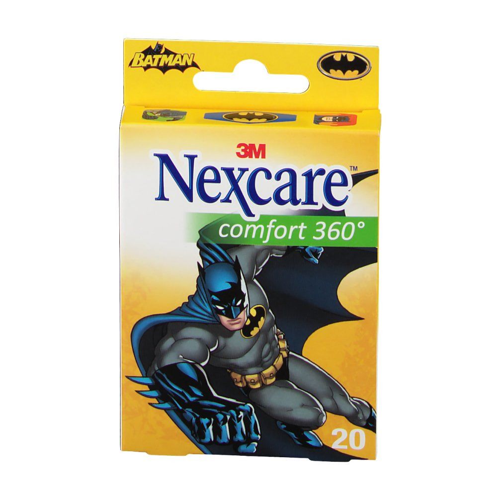 3M™ Nexcare™ Comfort 360° Pansements Batman Couleur Chair