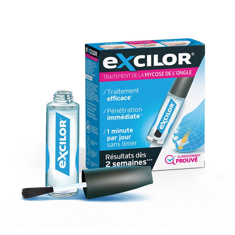 EXCILOR Solution Traitement de la Mycose de l'Ongle