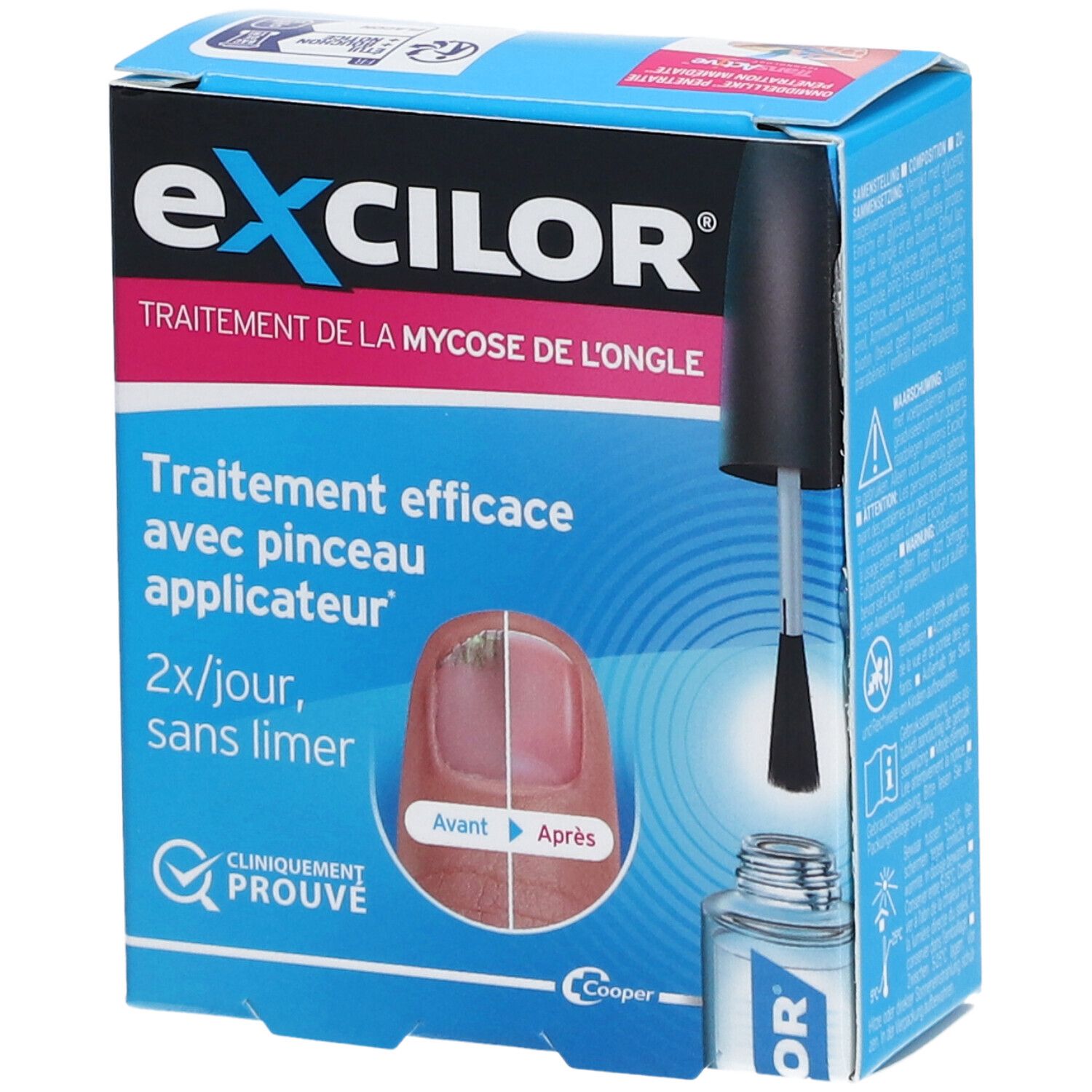EXCILOR Solution Traitement de la Mycose de l'Ongle