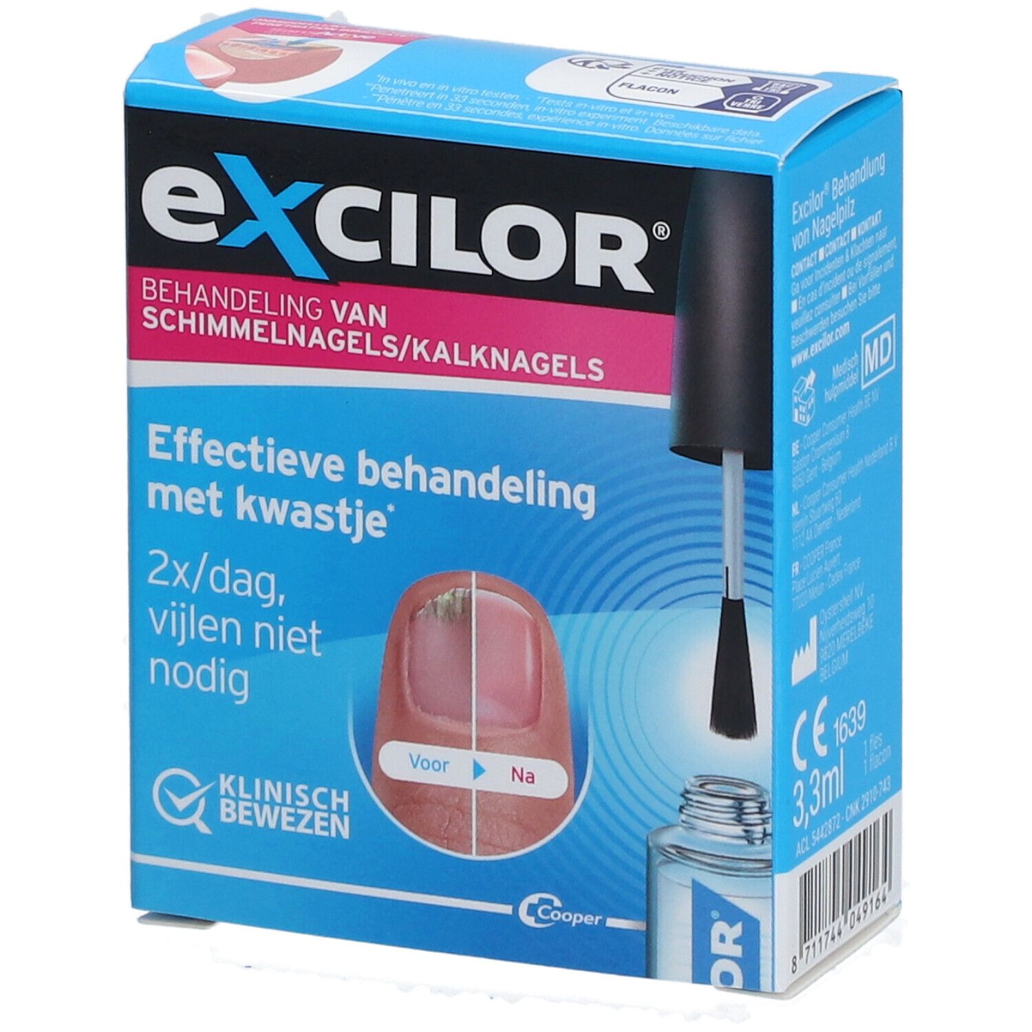 EXCILOR Solution Traitement de la Mycose de l'Ongle