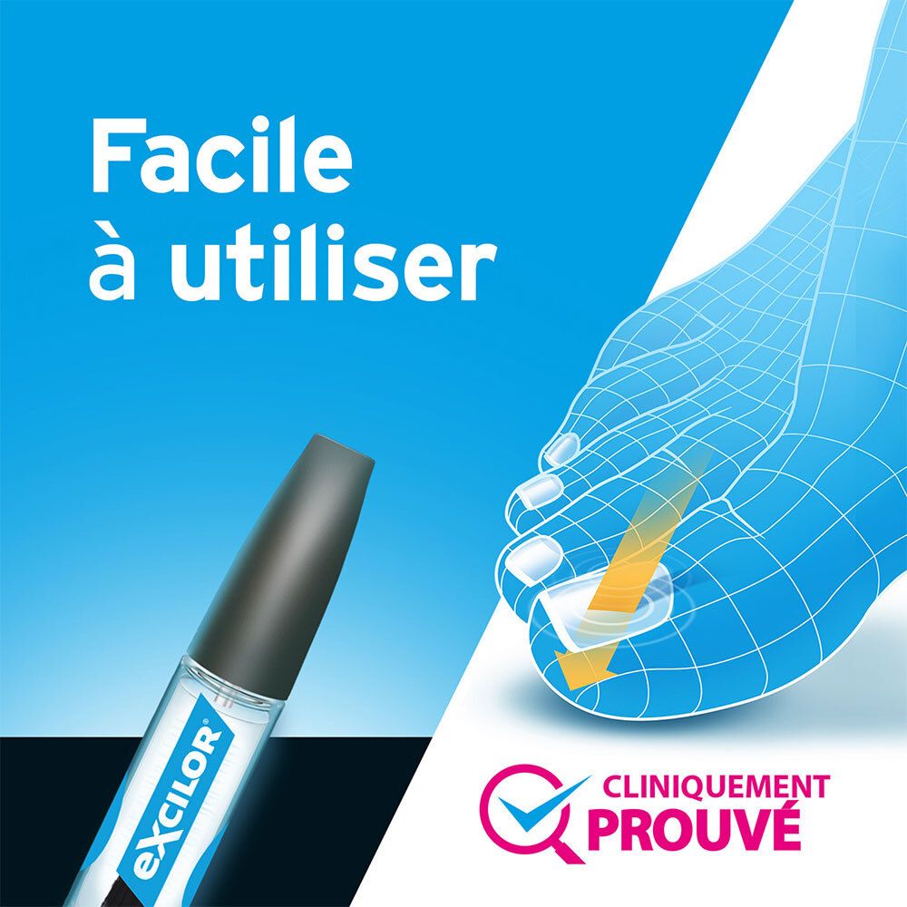 EXCILOR Solution Traitement de la Mycose de l'Ongle
