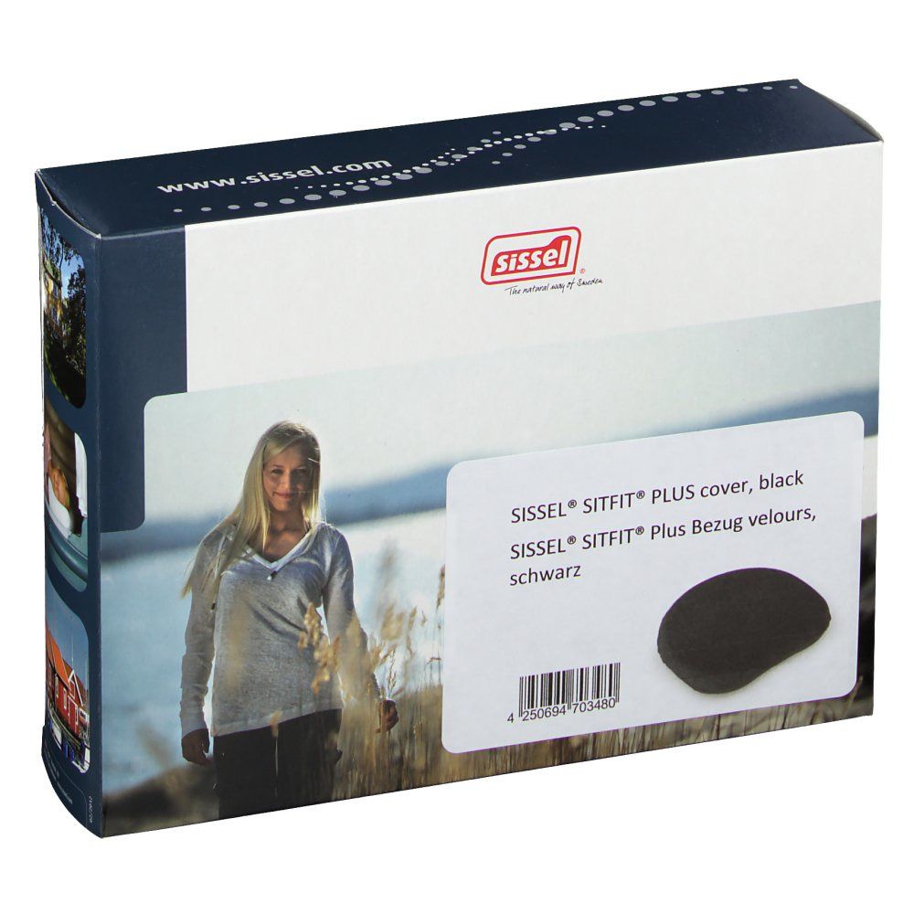 Sissel Sitfit Plus Housse Noire Velours