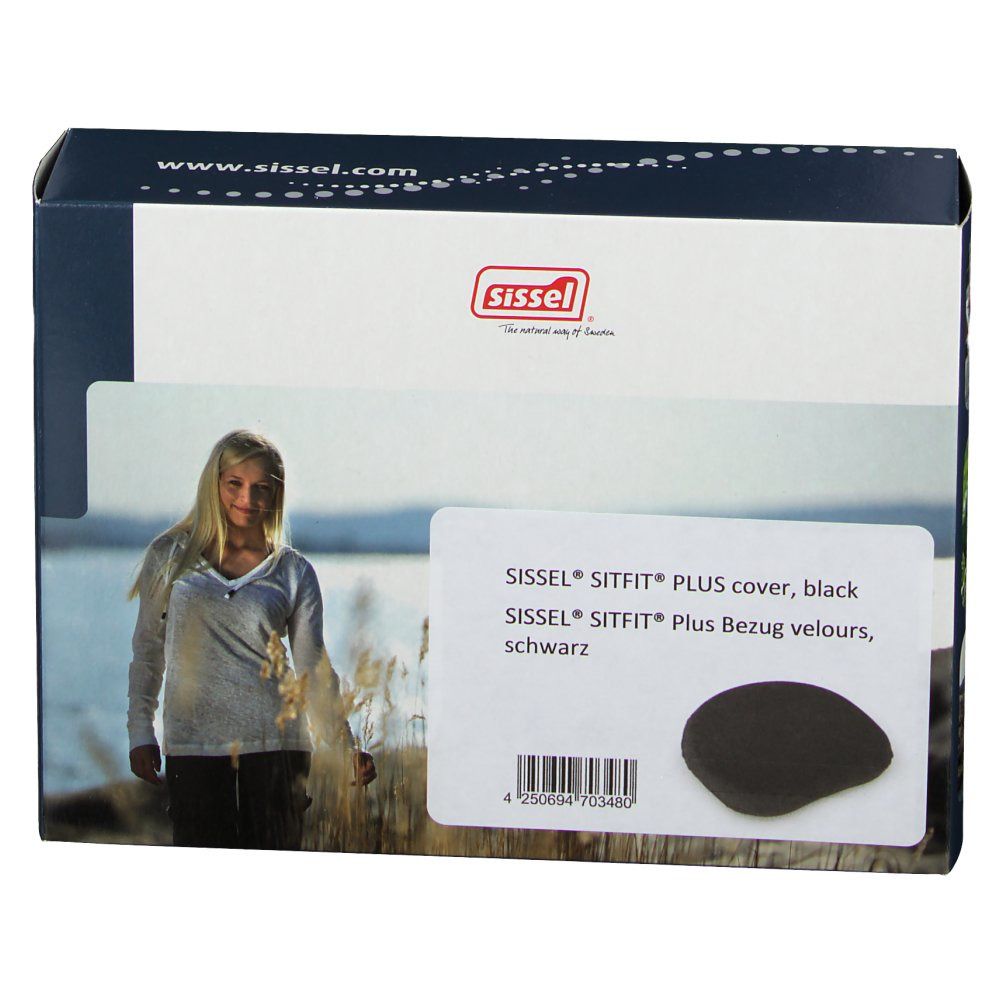 Sissel Sitfit Plus Housse Noire Velours