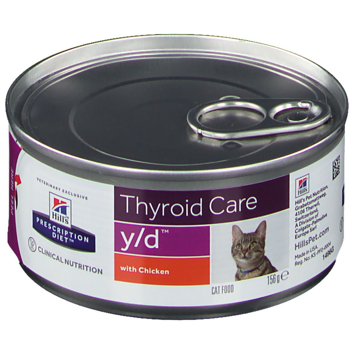 Hills Feline Chat Prescription Diet y/d 156 g Redcare Pharmacie
