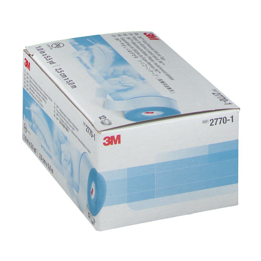 3M™ Micropore™ Silicone Sparadrap 2,5 cm x 5 m