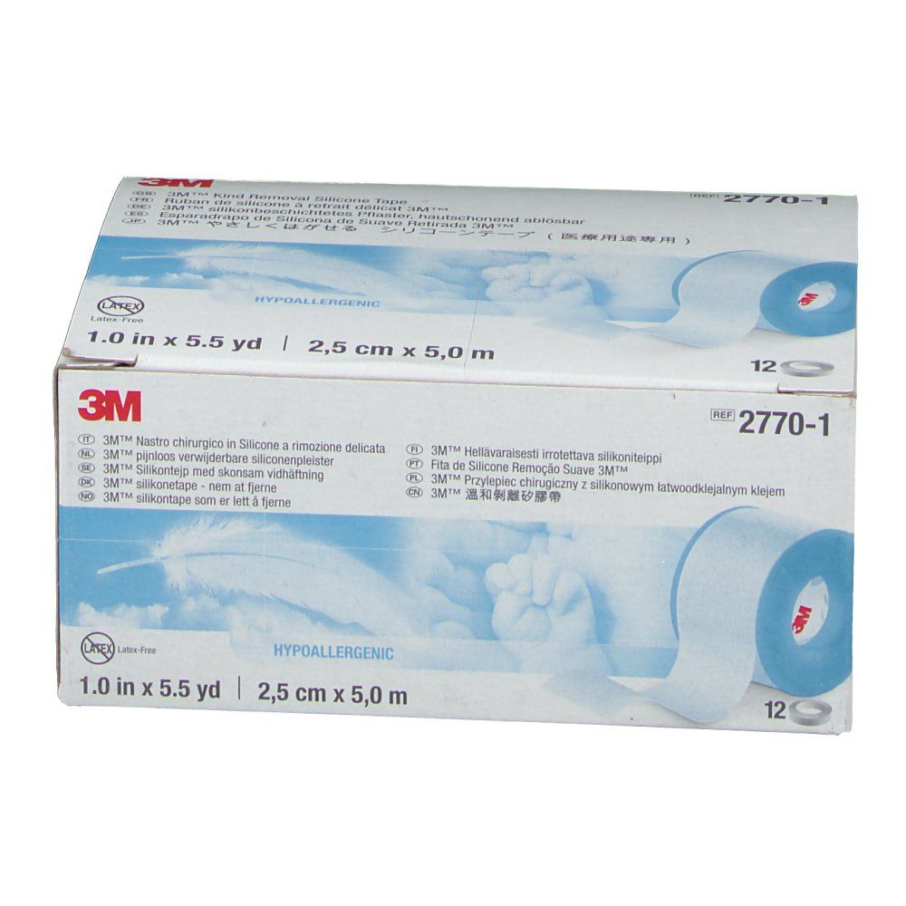 3M™ Micropore™ Silicone Sparadrap 2,5 cm x 5 m