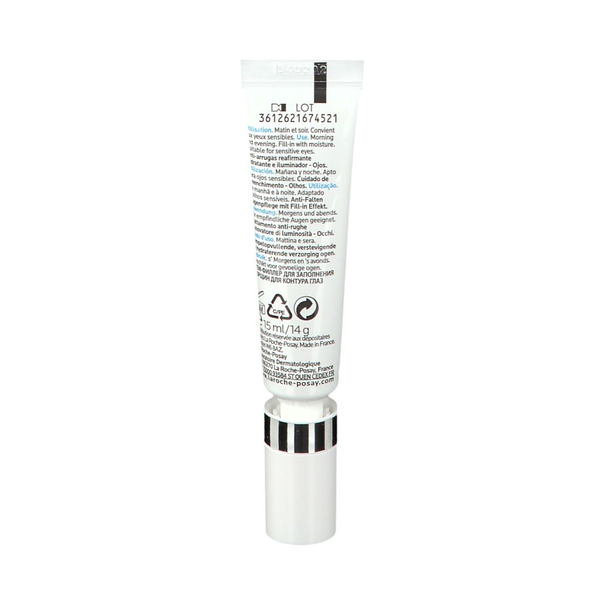 Pure Vitamin C Yeux anti-rides éclat à la vitamine C pure tube 15 ml