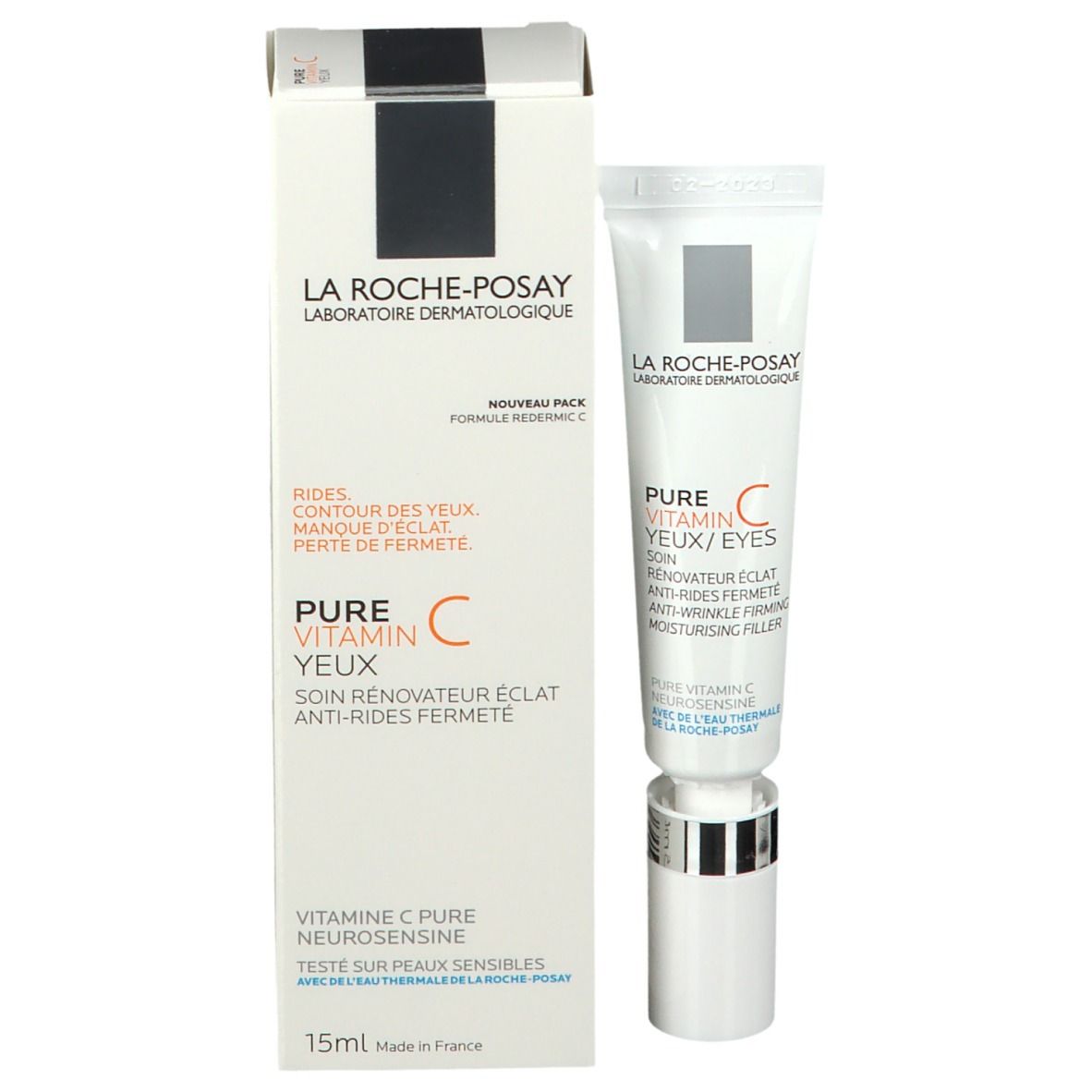 Pure Vitamin C Yeux anti-rides éclat à la vitamine C pure tube 15 ml