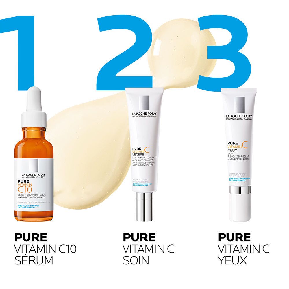 Pure Vitamin C Yeux anti-rides éclat à la vitamine C pure tube 15 ml