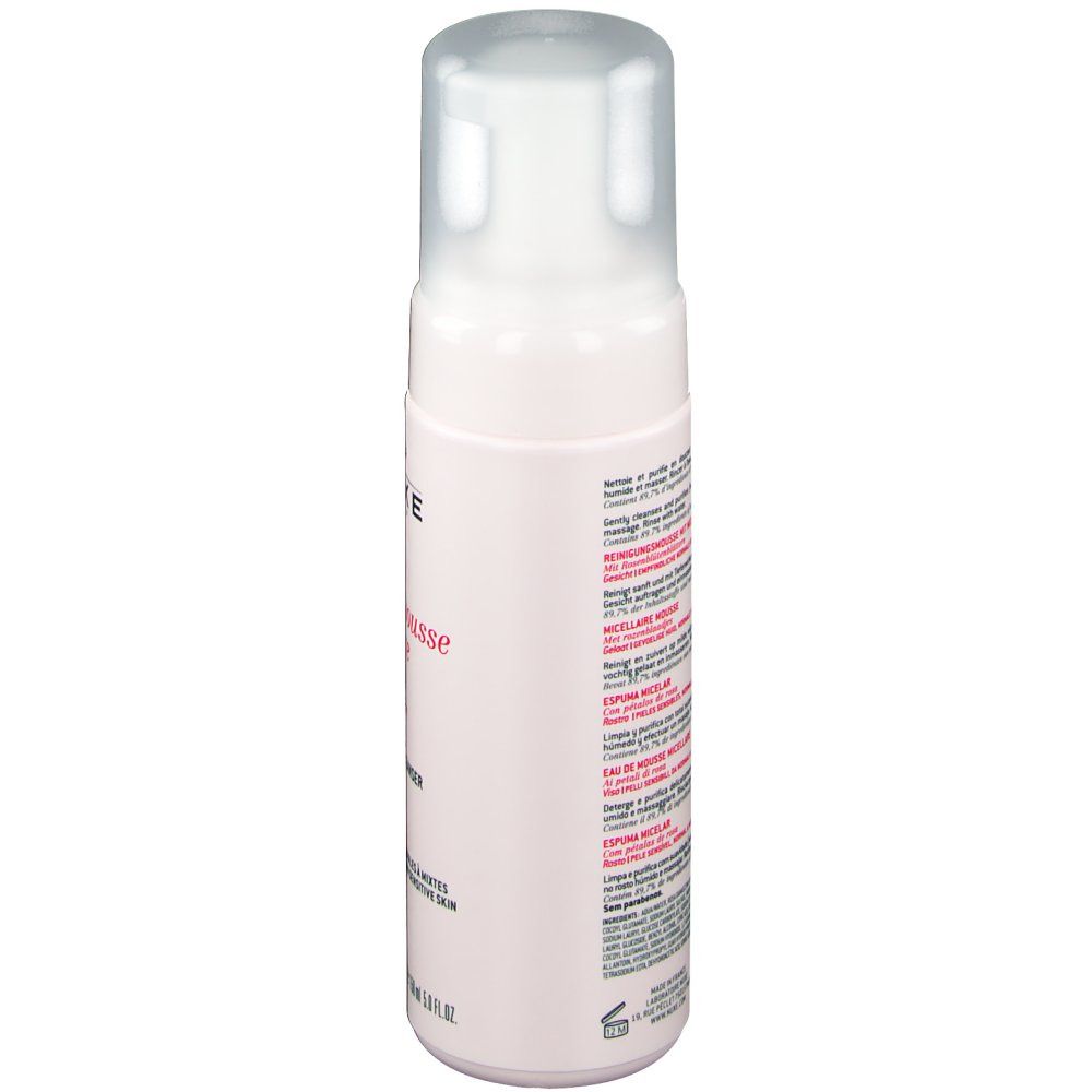 Nuxe Eau de mousse micellaire aux Pétales de rose