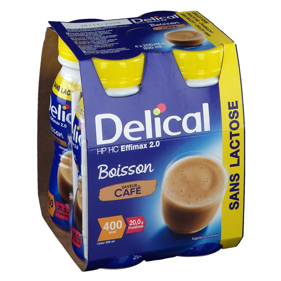 Delical Effimax 2.0 Boisson HPHC Café