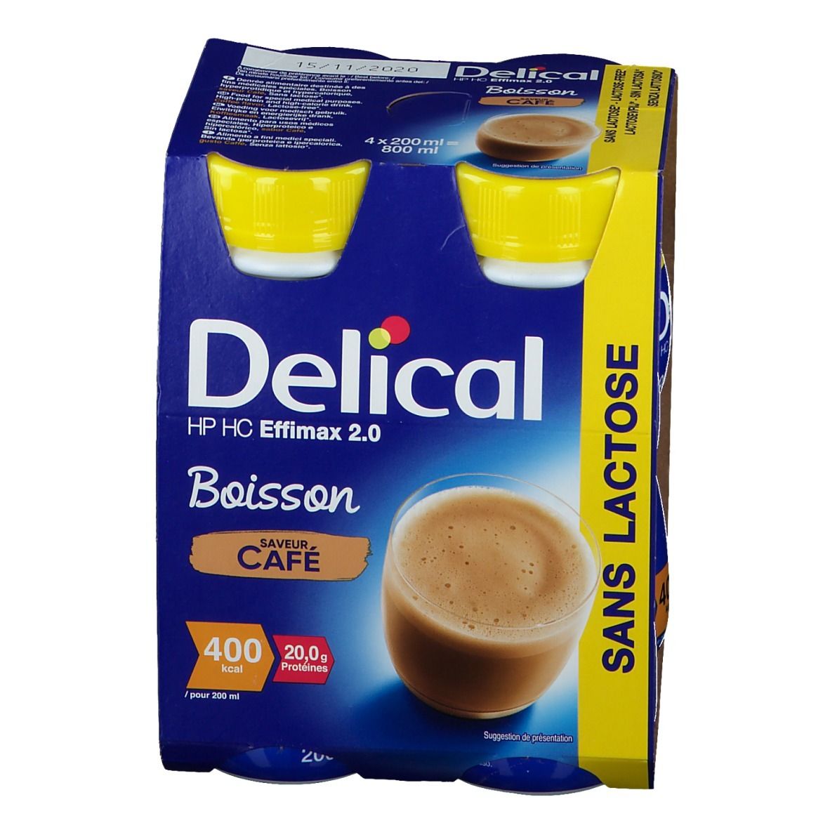 Delical Effimax 2.0 Boisson HPHC Café