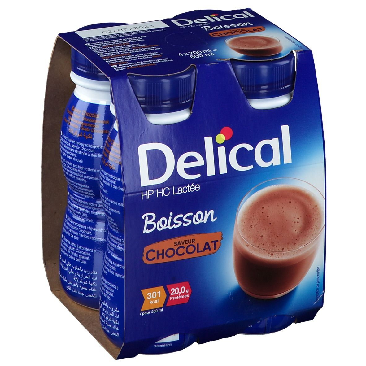 Delical Boisson lactée HPHC chocolat