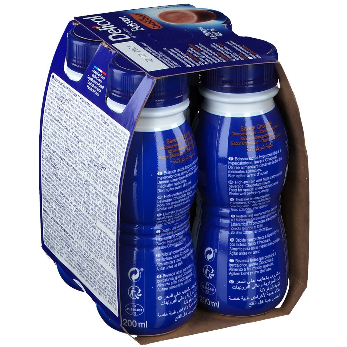 Delical Boisson lactée HPHC chocolat