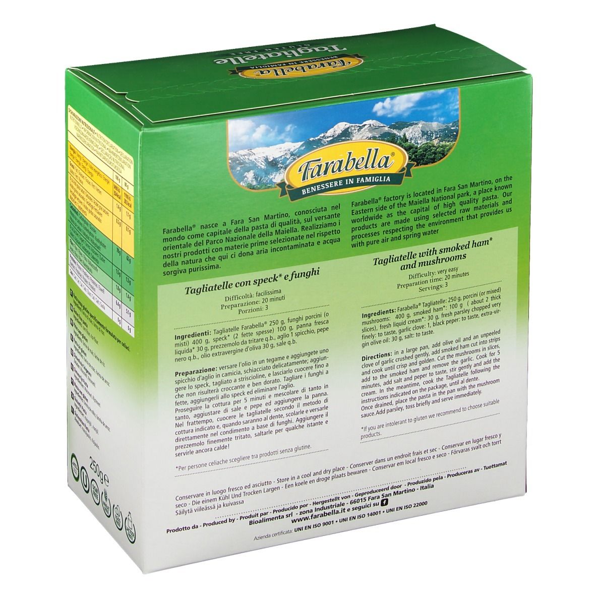 Farabella Tagliatelle Sans Gluten
