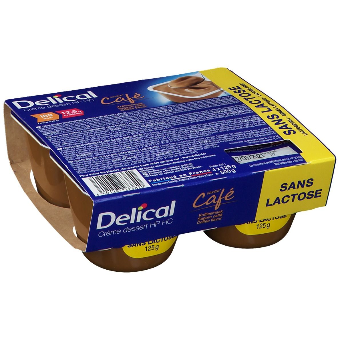 Delical Crème HPHC sans lactose Café