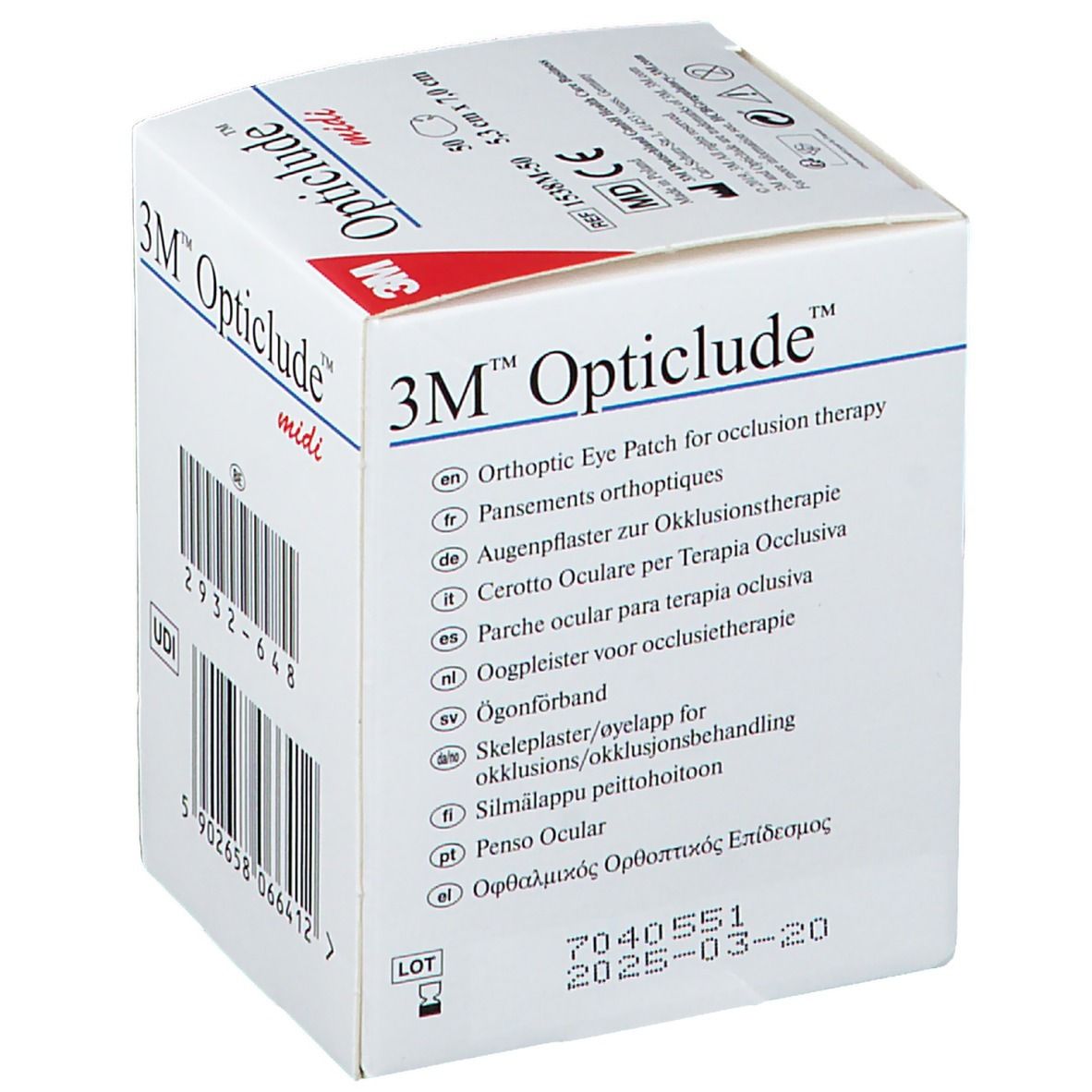 3M™ Opticlude™ junior 5,3 cm x 7,0 cm