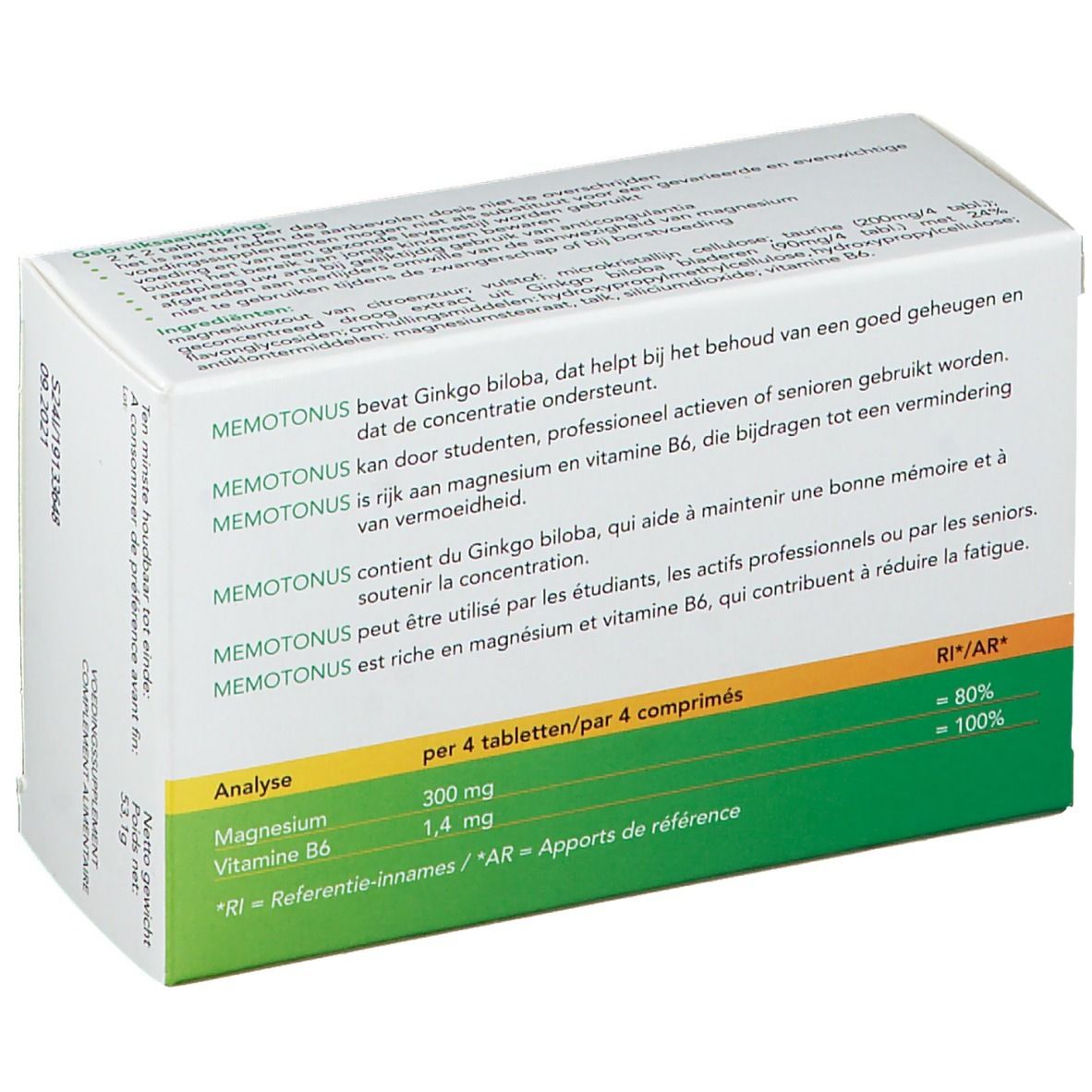 Nutritic Memotonus