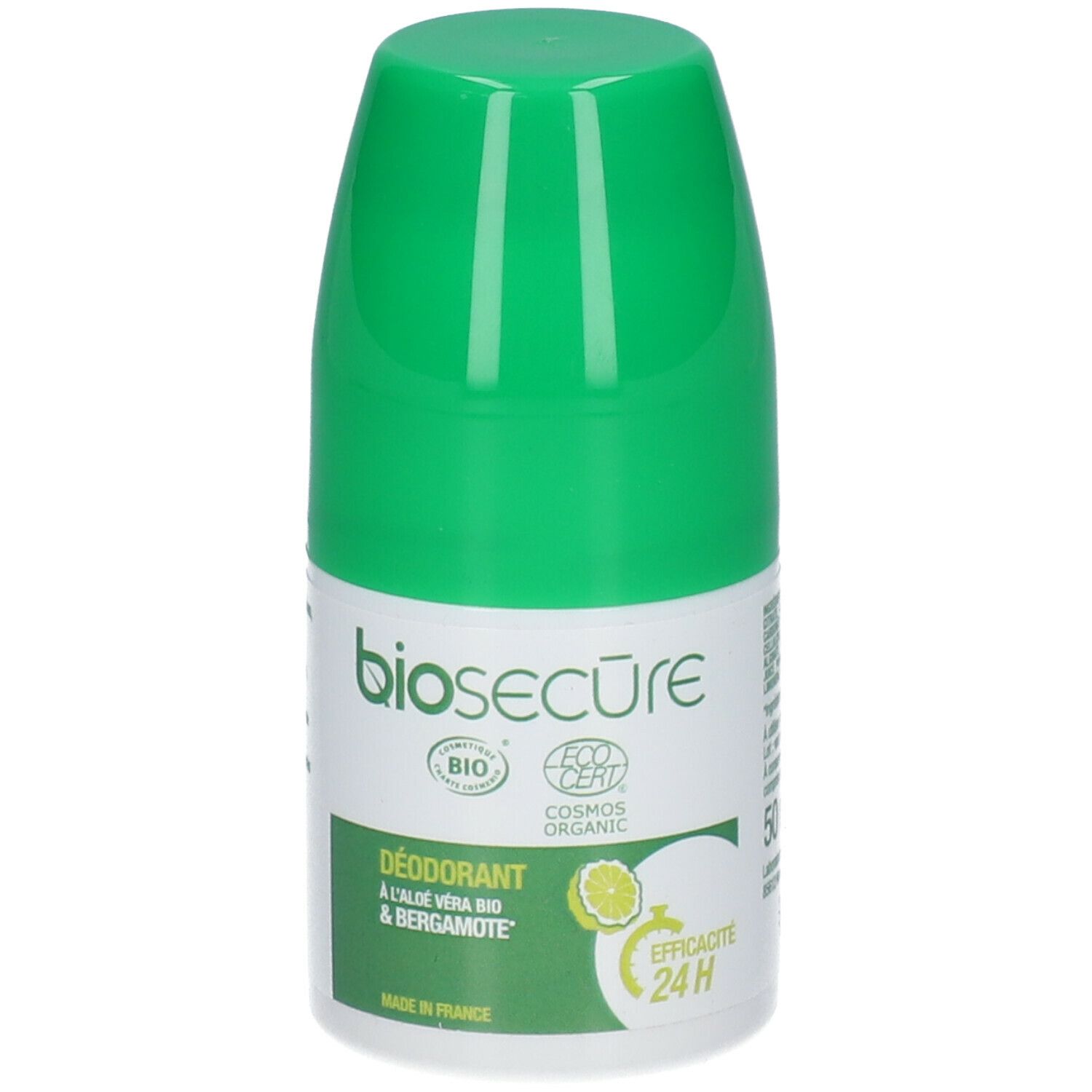 Bio Secure Déodorant Pierre d'Alun-Bergamote Bio