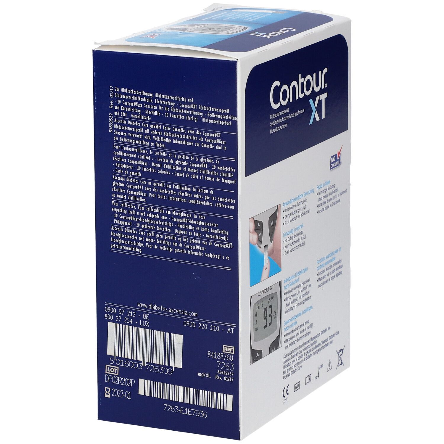 Bayer Contour Glucomètre Xt Kit 1 pc(s) - Redcare Pharmacie