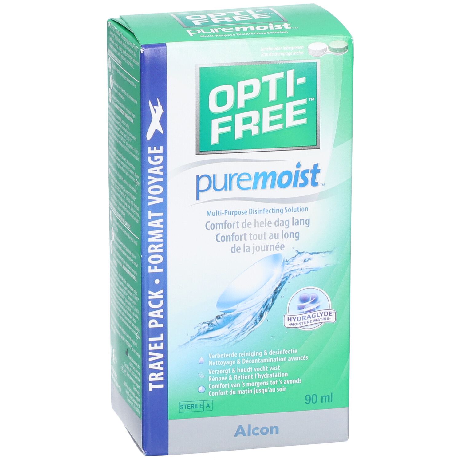 Opti-Free® PureMoist® Solution désinfectante multifonction