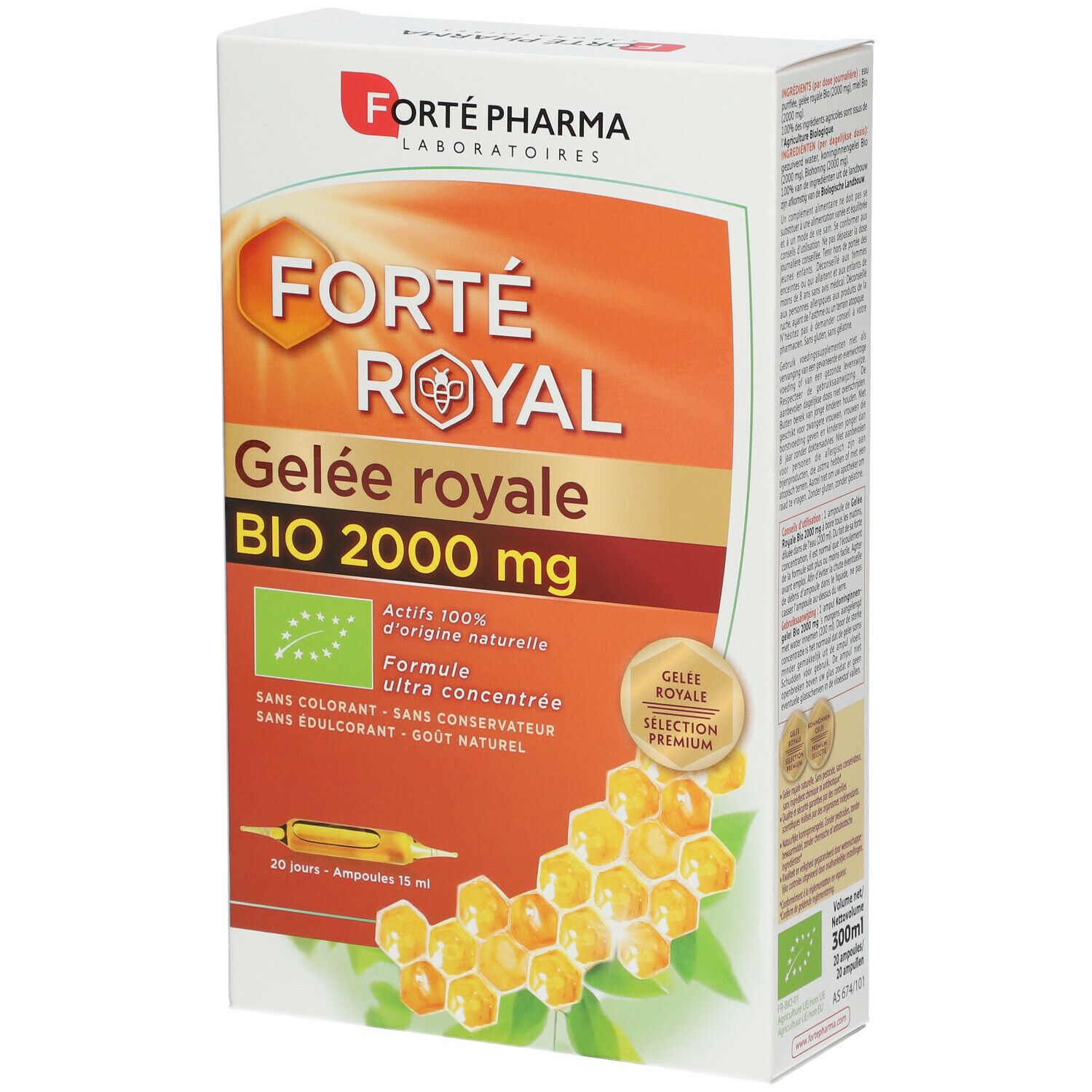 Forté Pharma Gelée Royale 2000 mg Bio