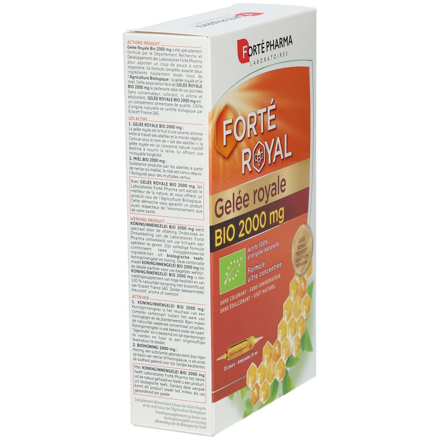Forté Pharma Gelée Royale 2000 mg Bio