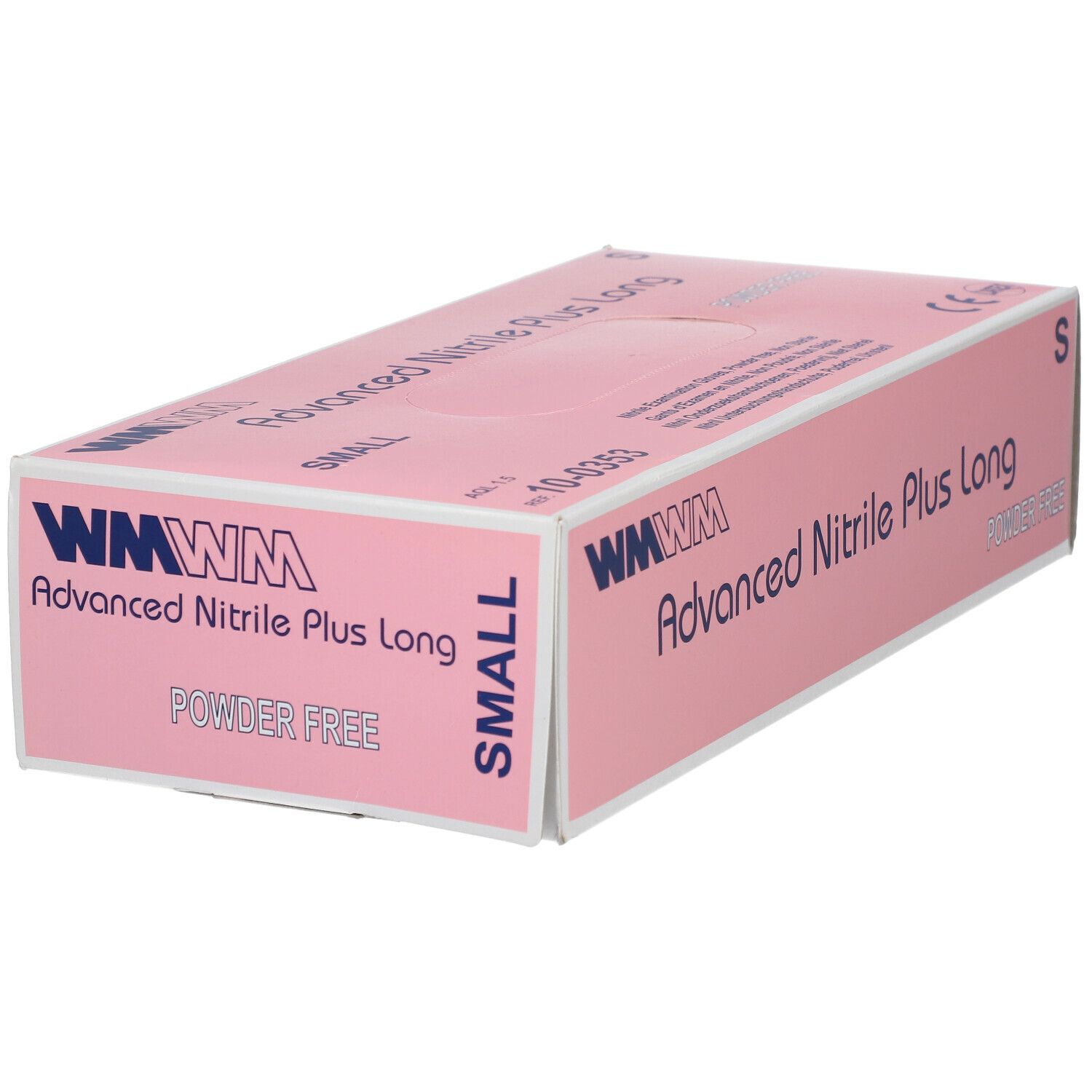 WM Gants d'examen en nitrile plus long Taille S