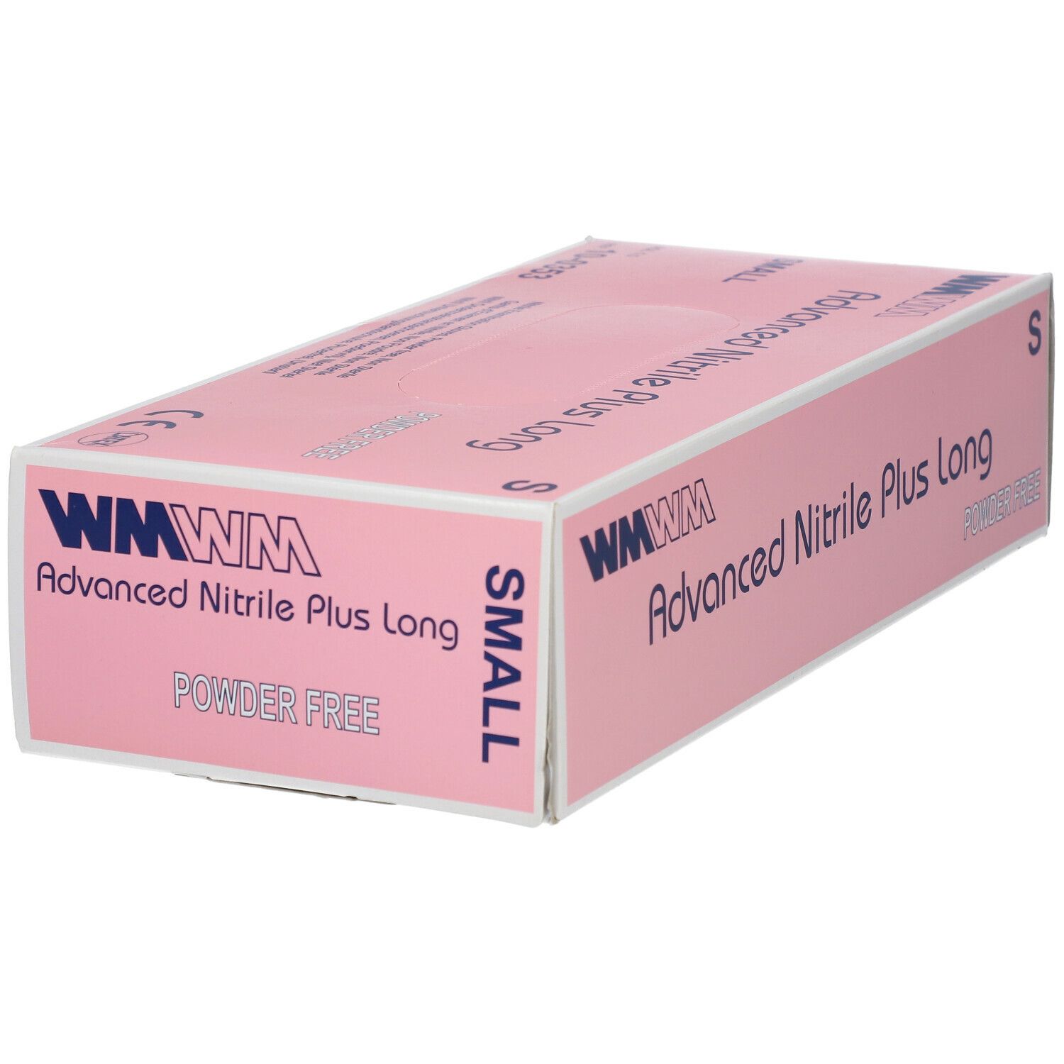 WM Gants d'examen en nitrile plus long Taille S