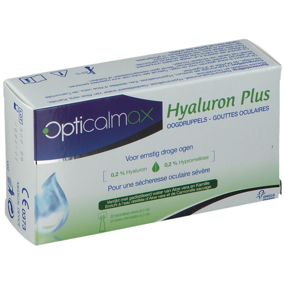 Opticalmax Hyaluron Plus Gouttes oculaires