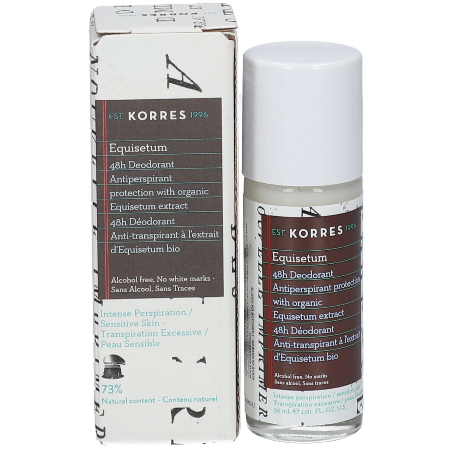 KORRES® Equisetum 48h Déodorant Anti-transpirant Peau sensible