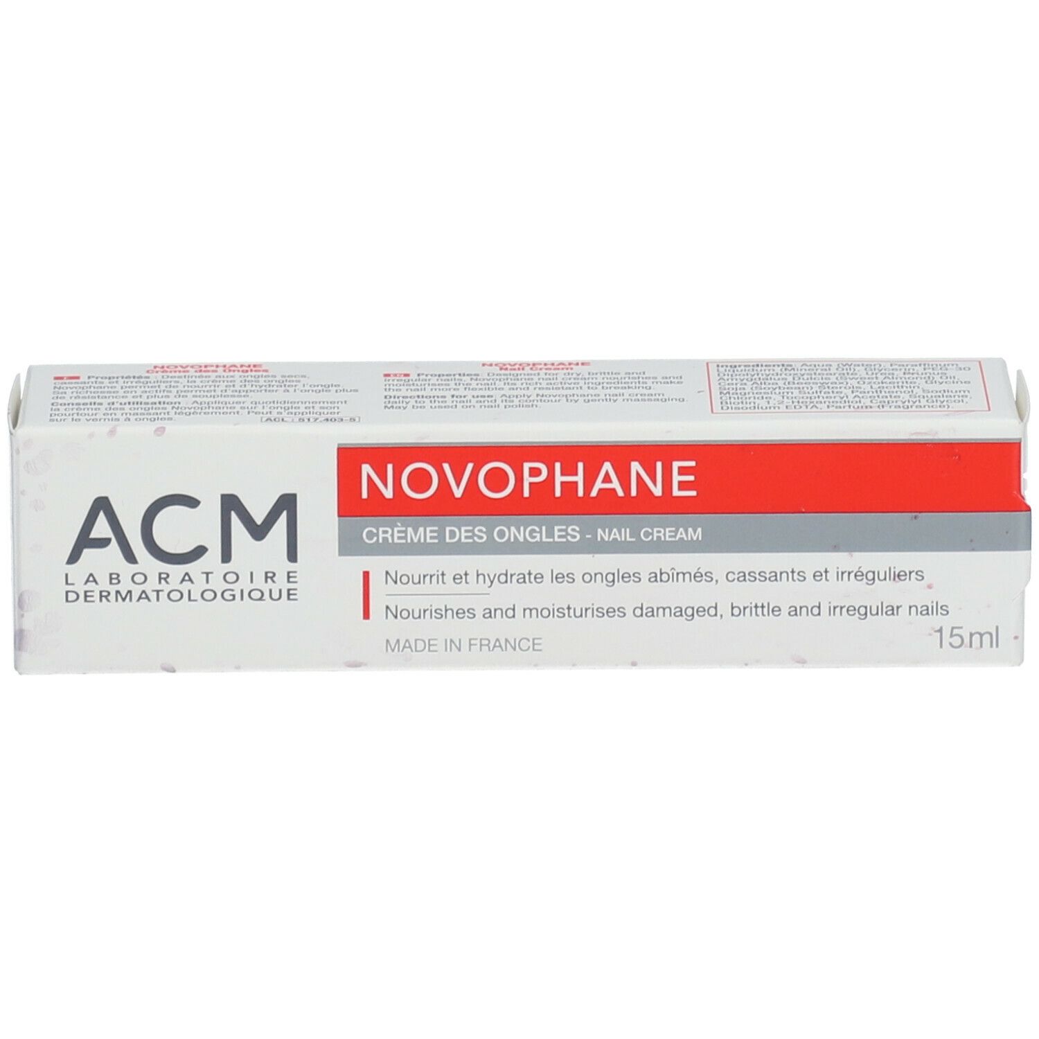 Novophane Crème des ongles