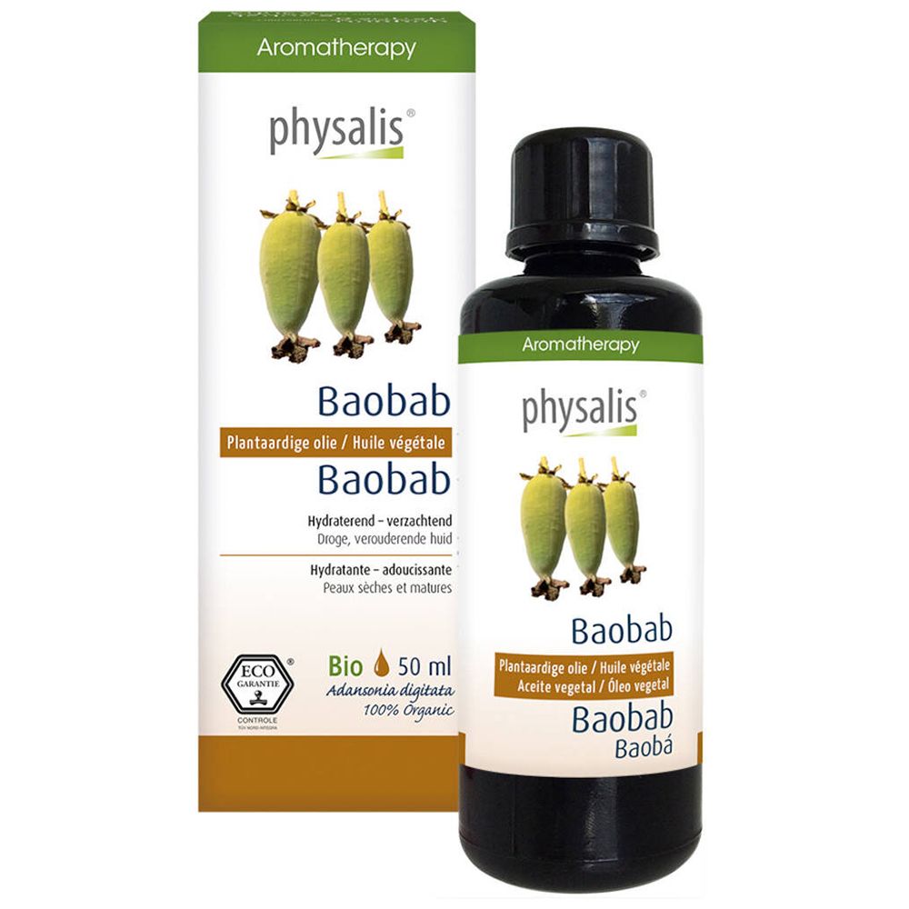 Physalis Baobab Huile végétale Bio