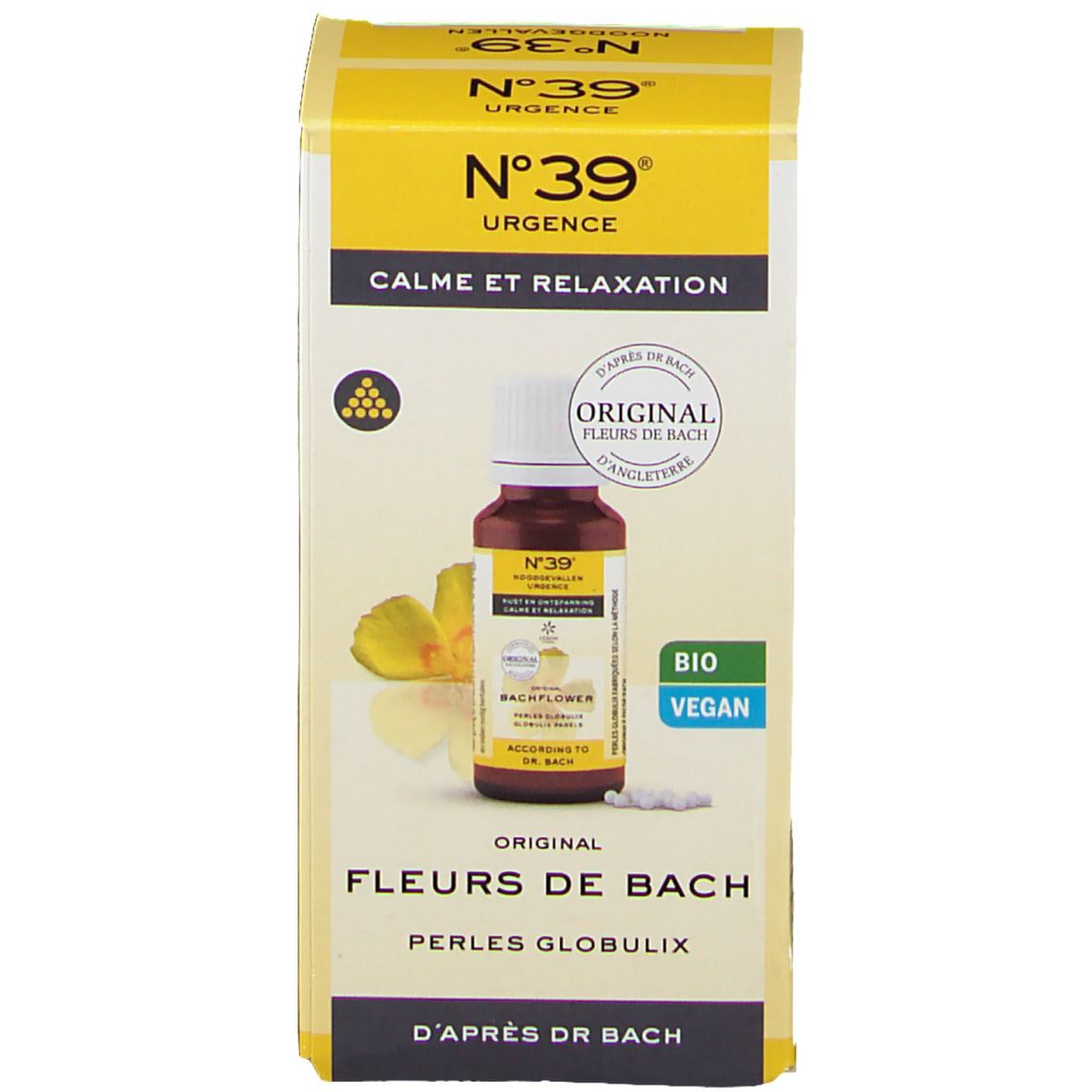 Fleurs de Bach Bio N°39 Urgence Perles Globulix