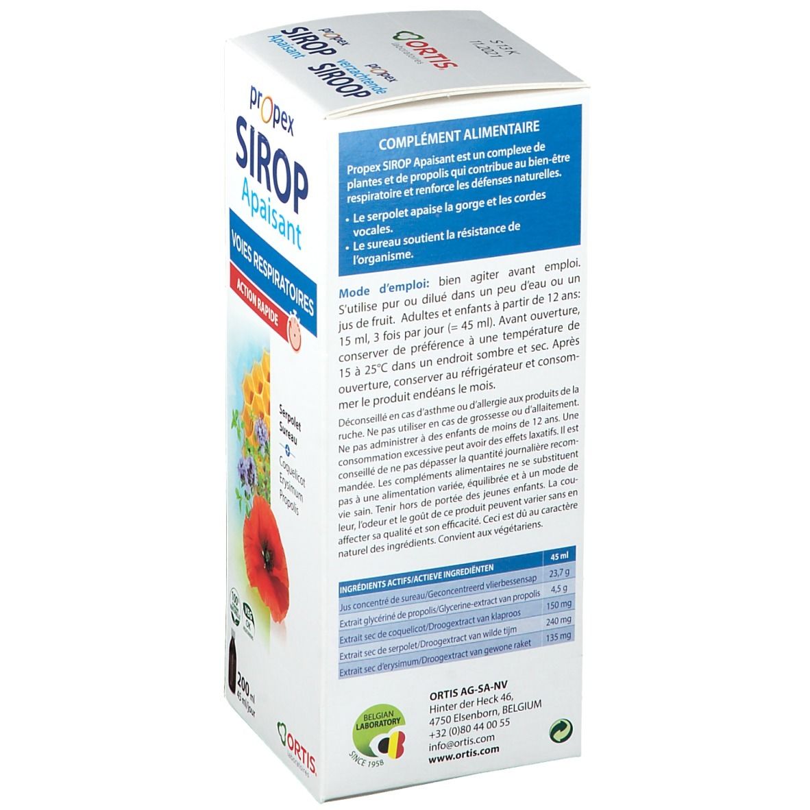 ORTIS® Propex Sirop Apaisant